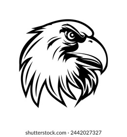 Eagle head image.ai Royalty Free Stock SVG Vector