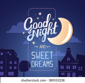 Good Night Vector Immagini Foto Stock E Grafica Vettoriale Shutterstock
