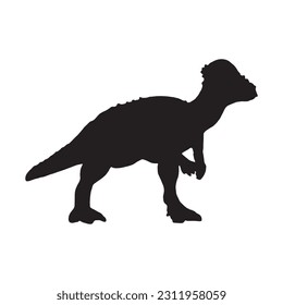 DINOSAUR SILHOUETTE .ai Royalty Free Stock SVG Vector