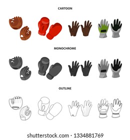 Vector illustration of silhouette and safety icon. Collection of silhouette and comfort stock vector illustration.