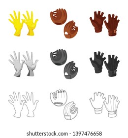 Vector illustration  silhouette and safety icon. Collection  silhouette and comfort stock symbol for web.