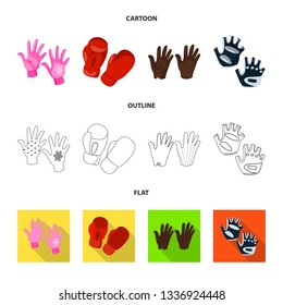 Vector illustration of silhouette and safety logo. Collection of silhouette and comfort stock symbol for web.
