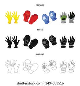 Vector illustration of silhouette and safety logo. Set of silhouette and comfort vector icon for stock.