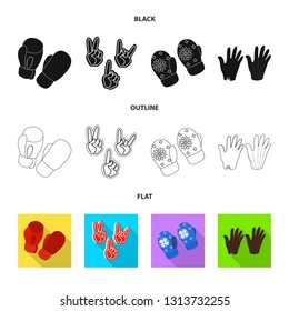 Vector illustration of silhouette and safety sign. Set of silhouette and comfort stock vector illustration.
