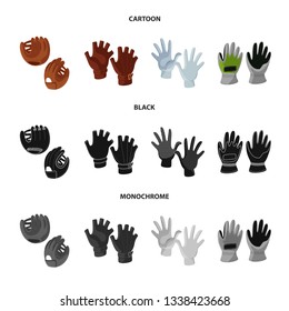 Vector illustration of silhouette and safety sign. Set of silhouette and comfort stock vector illustration.