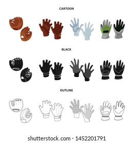 Vector illustration of silhouette and safety sign. Collection of silhouette and comfort stock symbol for web.