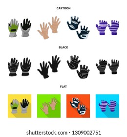 Vector illustration of silhouette and safety symbol. Set of silhouette and comfort stock vector illustration.