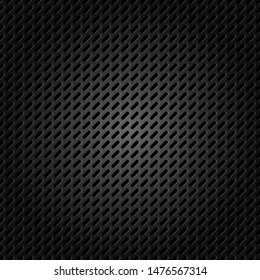 vector illustration of silver and black metall texture