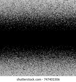 Vector illustration silver glitter background for design greeting card, christmas poster or flyer.