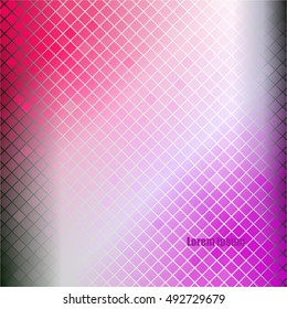 Vector illustration of Silver and purple-pink cell abstract background.