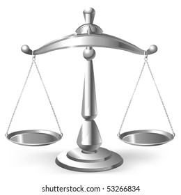 vector illustration of silver scales