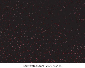 Vector illustration of Simple abstract background with lots of small circles (black, red)