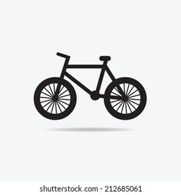 Vector illustration of Simple bicycle icons for used