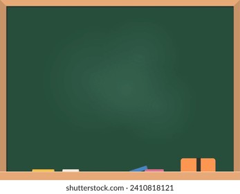 Vector illustration of simple blackboard