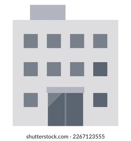 Vector illustration of a simple building