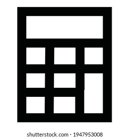 Vektorgrafik eines einfachen Taschensymboles. Schwarz-Weiß-Farbe, Linienzeichnung. Die Farbe kann geändert werden. 2500 x 2500 Pixel perfekt.