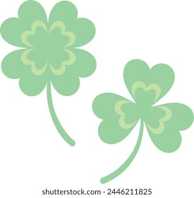 Vector illustration of a simple clover.