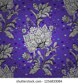 Vector illustration. Simple cute pattern in small-scale flowers. Floral seamless background for textile or book covers, manufacturing, wallpapers, print, gift wrap and scrapbooking.