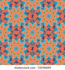 Vector illustration. Simple cute pattern in small-scale flowers. Floral seamless background for textile or book covers, manufacturing, wallpapers, print, gift wrap and scrapbooking.