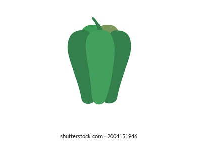 Vector illustration of simple and cute peppers