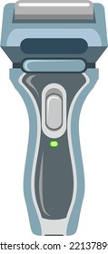 Vector illustration of a simple electric shaver