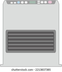 Vector illustration of a simple electric stove