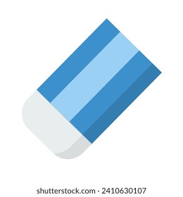 Vector illustration of a simple eraser