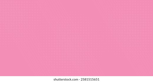 Vector illustration of Simple geometric background frame composed of circles, lines, and dot patterns (pink)