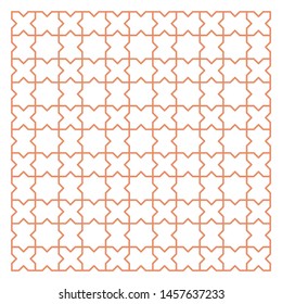 Vector illustration. Simple geometric jalousie background in plain style. Flat.