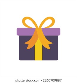 vector illustration of a simple gift image