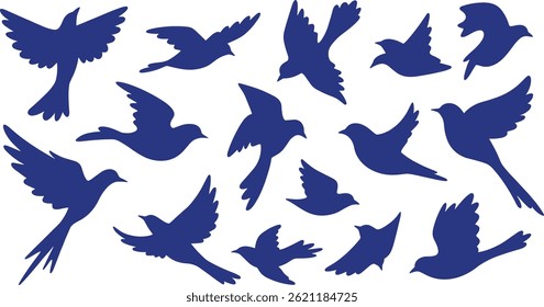 Vector illustration in simple hand drawn and linocut style - natural print, poster or logo design