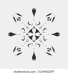 vector illustration of simple and interesting motifs for home decoration or wall ornaments