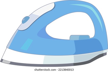 Vector illustration of a simple iron