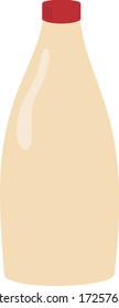 Vector illustration of simple mayonnaise