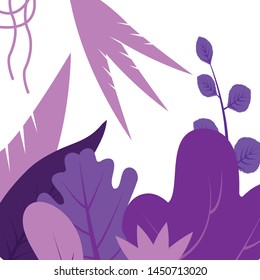 Vector illustration in simple modern style - nature with hills and trees, mountains - abstract landscape background for websites, banners, covers. Fantasy scene concept, dreaming world.