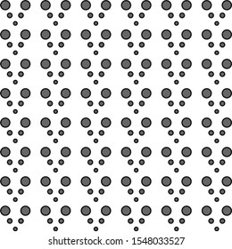 Vector illustration of simple mouse face, a rat face pattern