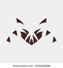 vector illustration of simple and neat motif images for room decoration or screen printing
