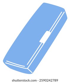 Vector illustration of a simple pencil case