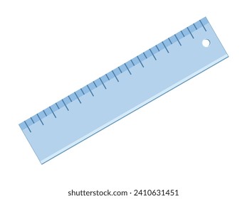 Vector illustration of simple ruler