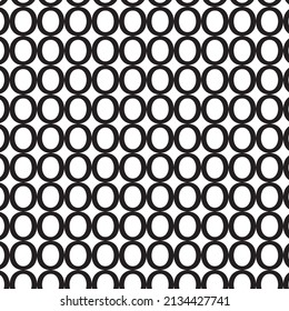Vector Illustration Simple Seamless Small Letter O Pattern With Black Color In Transparent Background. O Pattern Background Texture.