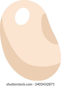 Vector illustration of a simple soybean