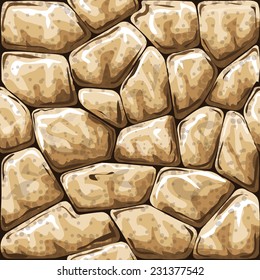 Vector illustration of simple stone seamless pattern