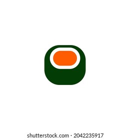 Ilustración vectorial del sushi simple