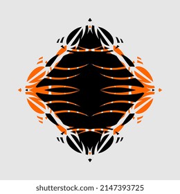 vector illustration of simple tunic pattern rare motif for decoration