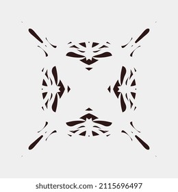 vector illustration of simple and unique ornament images for wall decorations or other displays