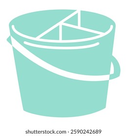 Vector illustration of a simple water container