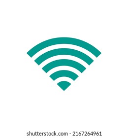 vector illustration of simple wifi icon.