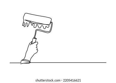 ilustración vectorial de una sola línea continua dibujada a mano
