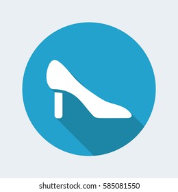 Vector illustration of single elegant shoes