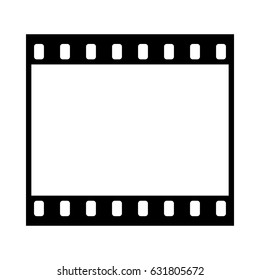 Vector illustration of a single frame from a filmstrip